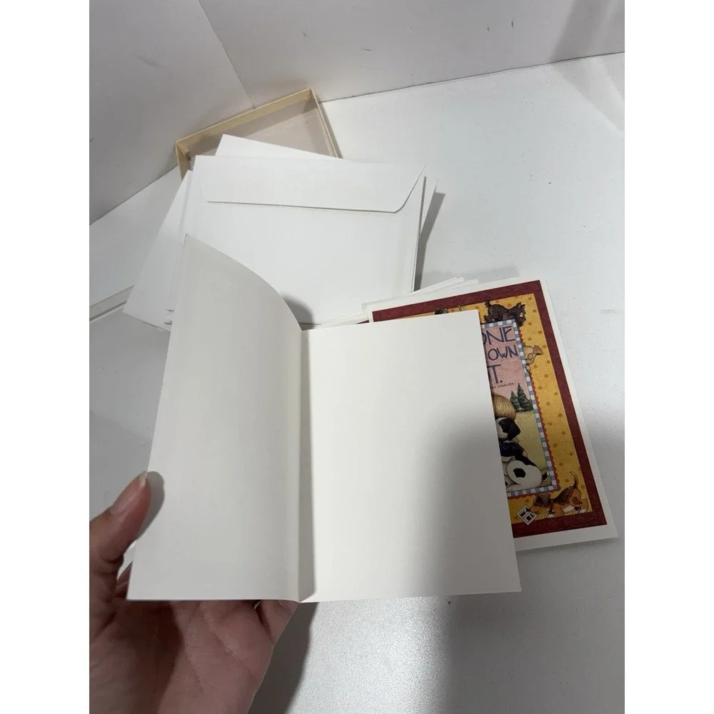 Lot 16 Dog Theme Cards & Envelopes ( 9 Suzy's Zoo Christmas + 7 Dog & Boy Whalen
